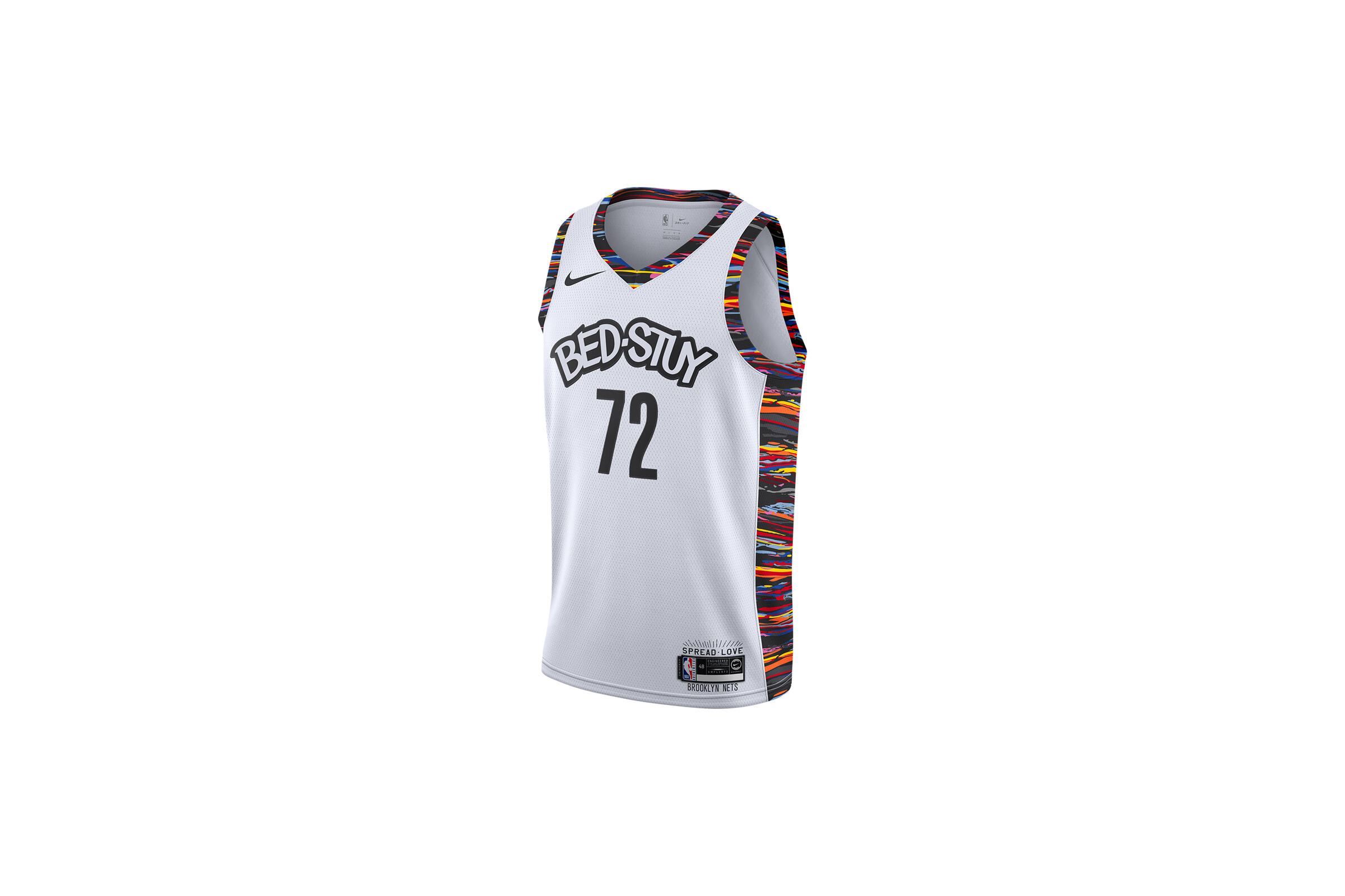 Nike Brooklyn Nets Biggie Swingman Jersey White CU0192 100 AFEW STORE